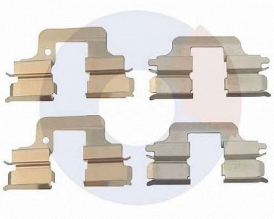 CARRAB BRAKE PARTS 2325 -  Комплектующие, колодки дискового тормоза
